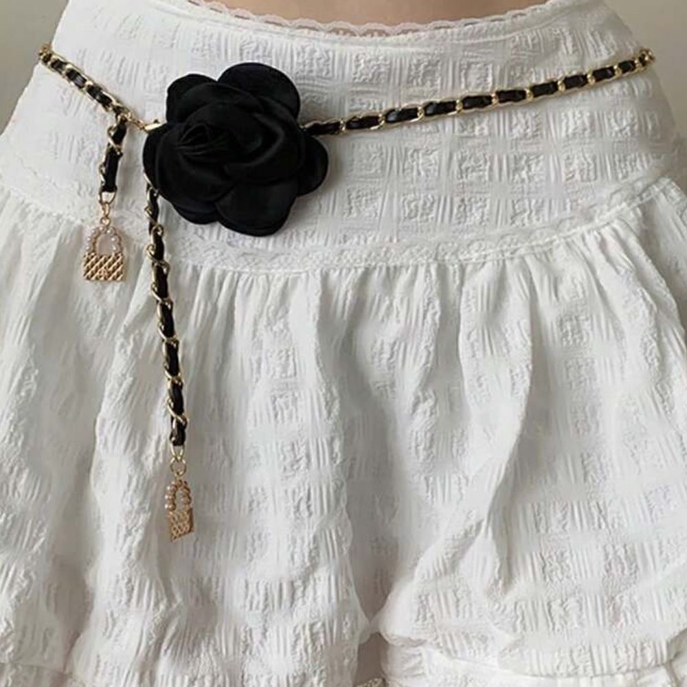 Luxury flower belt M461